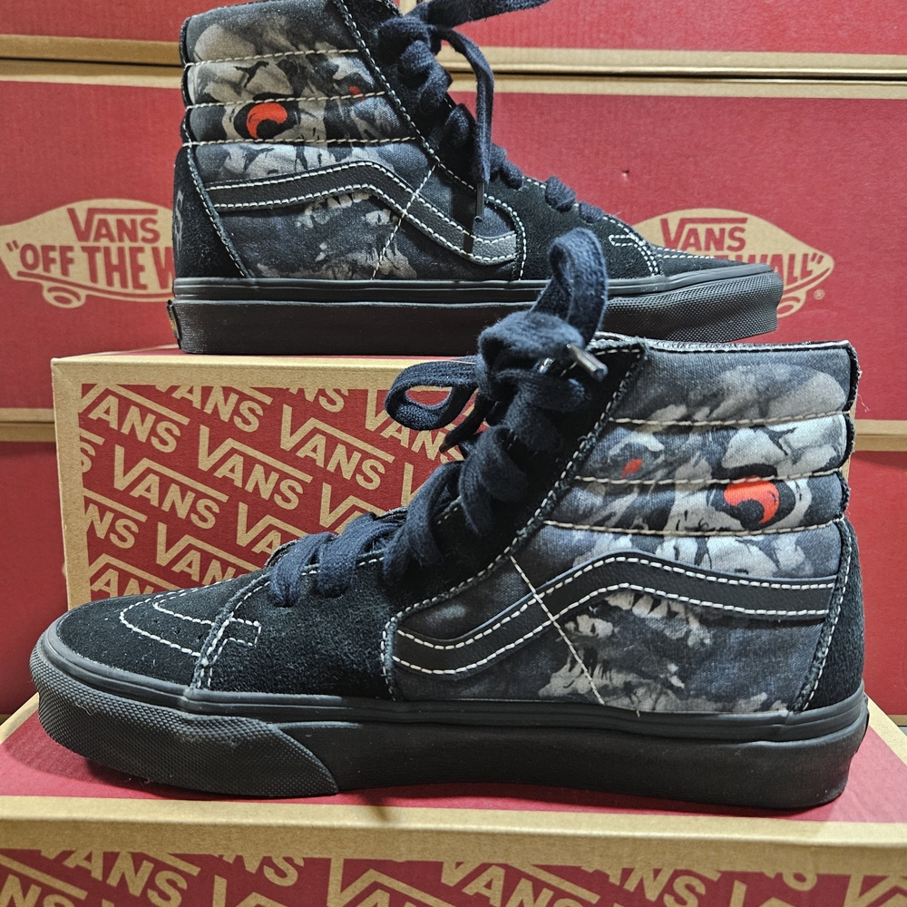Vans Sk8-Hi Midnight Shift Black Skate Shoes
